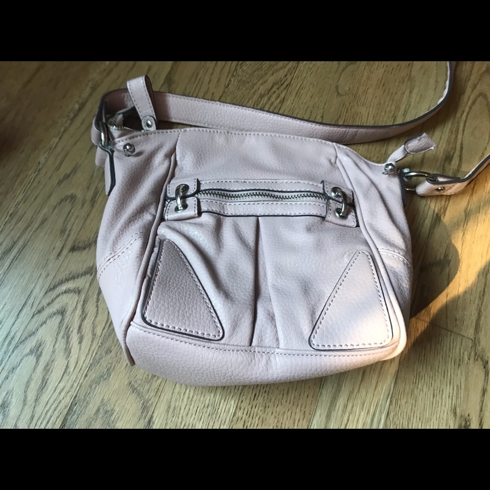 Light powder blush Jessica Simpson purse NWOT